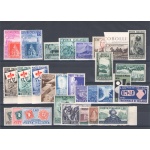 1951 Italia Repubblica , Francobolli nuovi, Annata Completa 29 valori MNH**