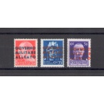 1943 NAPOLI, Occupazione Anglo-Americana, n. 10/12 , 3 valori  MNH**