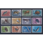 1954 TRIESTE B, n° 101/112 , Animali , 12 valori , MNH**