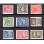 1929 EGEO, n° 3/11 , Serie Pittorica  dentellata 11 , 9 valori MNH **