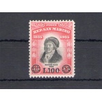 1948 SAN MARINO, n. 341 Delfico sovrastampato - MNH**