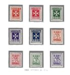 1934 EGEO, Segnatasse # 1/9, Soggetti vari, MNH**