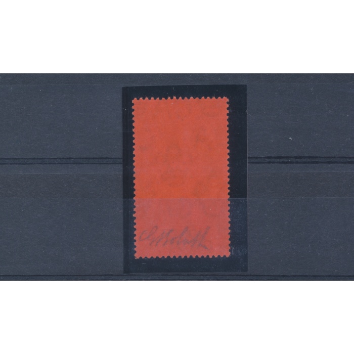 1912-24 GIBILTERRA, Effige di Giorgio V , n° 72 , 1£ Rossa , MNH**  Firmato Bolaffi