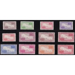 1954 NEPAL, SG n° 85/96  12 valori   MLH/*