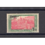 1933 MONACO, Posta Aerea n° 1 -  Soprastampato con Aeroplano e Nuovo valore in nero, 1 valore  MNH**