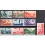 1936 SOMALIA - Posta Aerea  17/26 - Soggetti Africani - 10 valori , MNH**