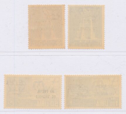 1937 LIBIA, 11° Fiera di Tripoli, # 142/43 + Posta Aerea 32/33 - MNH**