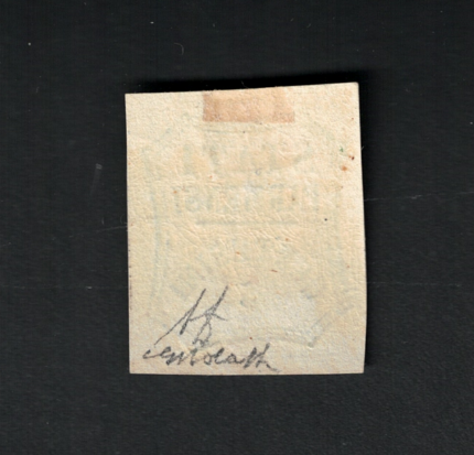 1859 PARMA Governo Provvisorio 5 Cent verde azzurrino, n. 12 - MLH*