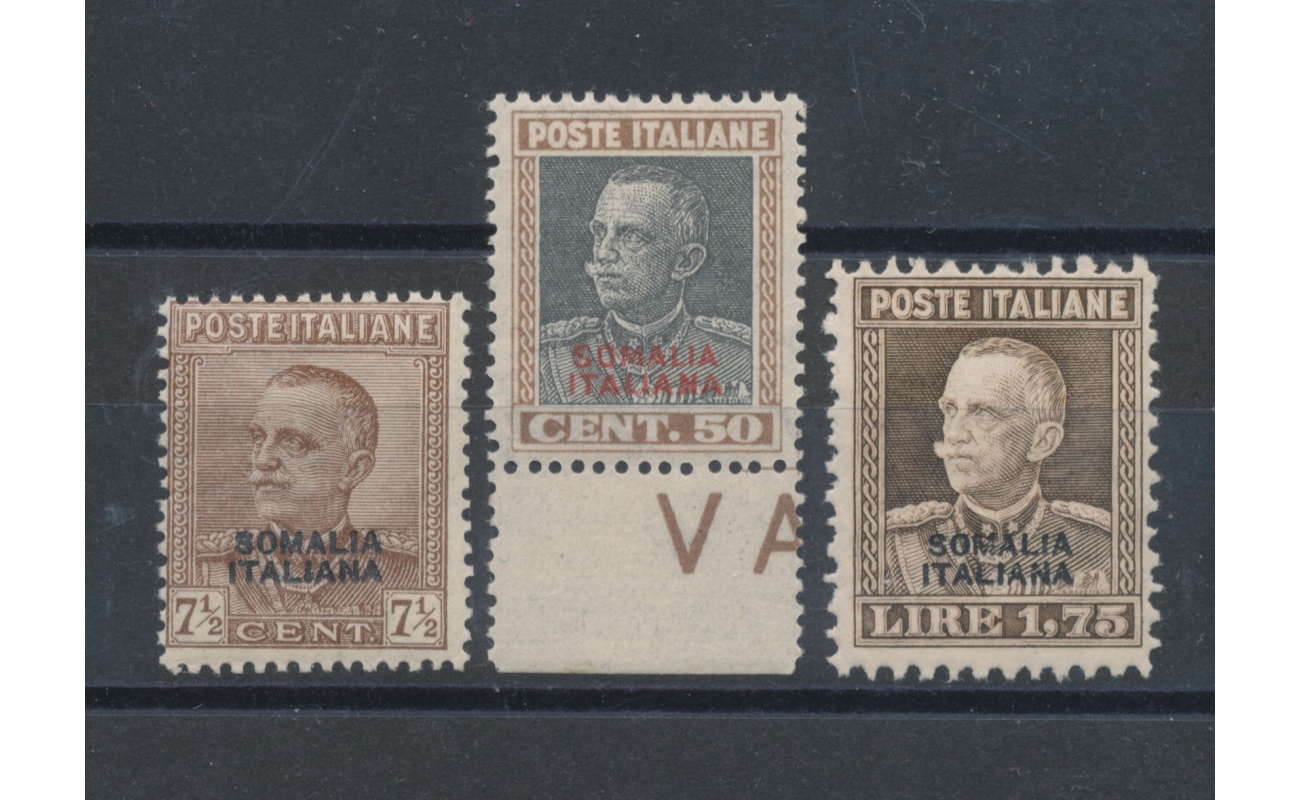 1928 SOMALIA - Michetti Soprastampati , n. 116/118 - 3 valori -  MNH**