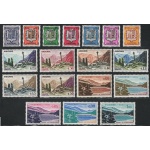 1961-71 ANDORRA FRANCESE,  n° 153A/163  MNH/**