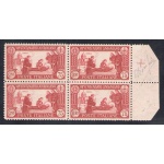 1931 Italia - Regno, Sant'Antonio dentellato 12 ,n. 299  MNH**, Blocco di Quattro - Bordo di Foglio - Centrata