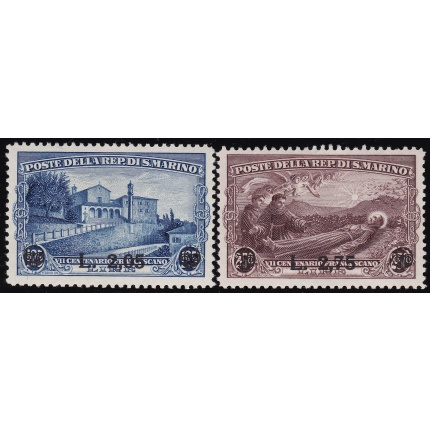 1936 SAN MARINO, n. 208/209 - San Francesco - serie di due valori - MNH**