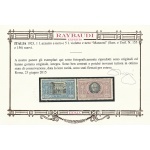 1923 Regno di Italia, n° 151/156 serie di 6 valori MNH/** Cert. Raybaudi ORO
