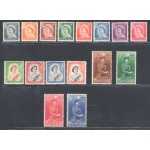 1953-59 New Zealand, SG # 723-736, Elisabetta II a Cavallo,16 valori - MNH**