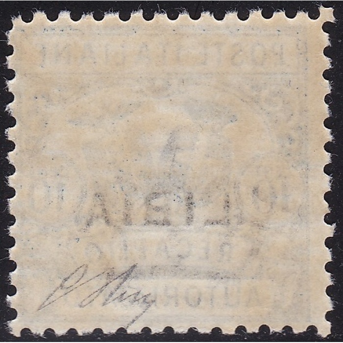 1929 LIBIA, Recapito Autorizzato n° 1 Dentellato 11 MNH/** Firmato Oliva