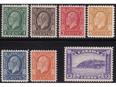 1932-33 CANADA - SG 319/325  set of 8   MNH/**
