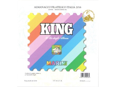 2017 Marini Italia Fogli Aggiornamento King (francobolli sinigoli) - Nuovi in confezione originale
