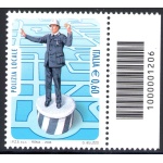 2008 Repubblica Italiana "Codici a Barre" Polizia Locale 1 val codice a barre n° 1206 MNH**