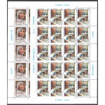 1998 Albania "Madre Teresa di Calcutta " Emissione Congiunta -  2 val in Minifogli di 20 MNH**