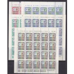1978-79 Italia, Minifogli da 20 esemplari,  Alti Valori n. 1438-1442 - MNH**