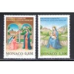 2017 Monaco Natale 2 val Emissione Congiunta con Vaticano MNH**