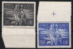 1948 Vaticano, Posta Aerea Tobia n. 16/17, 2 valori MNH**