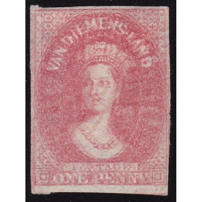 1857 TASMANIA - SG n. 26 - 1d. pale red-brown - UNUSED