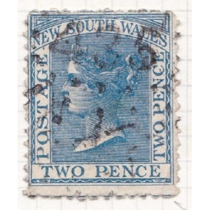 1882 NEW SOUTH WALES - SG 224 2d pale blue USED