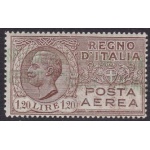 1926-28 Italia - Regno, Posta Aerea n° 5  MNH/** SOVRASTAMPE PRIVATE IN NERO E VERDE