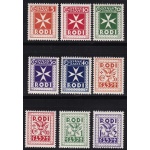 1934 EGEO, Segnatasse 1/9 Soggetti vari, MNH**