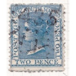 1882 NEW SOUTH WALES - SG 224 2d blu pallido USATO