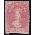 1857 TASMANIA - SG n. 26 - 1d. rosso-marrone pallido - NUOVO