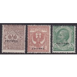 1924 ERITREA, n° 77/79  3 valori  MNH/**