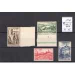 1948 Lussemburgo   " Paesaggi Serie Ordinaria " 4 valori n° 406-409 MNH**