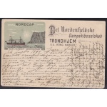 1898 NORVEGIA Cartolina privata spedita da Tromso dalla Motonave SS KONG HARALD