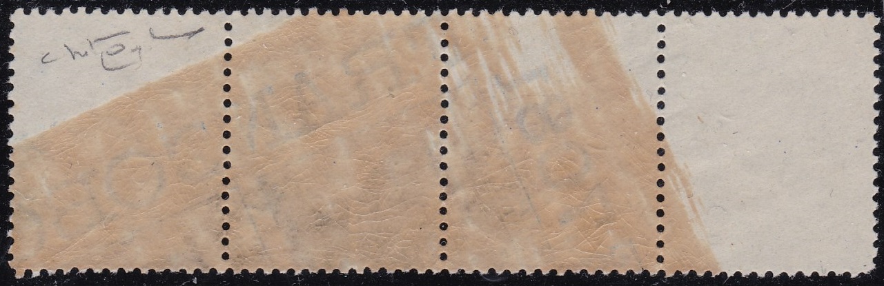 1908 Regno di Italia  - n° 83mb+ma  25 c. azzurro  MNH/**  RARISSIMA E SPLENDIDA VARIETA' Certificato Raybaudi