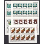 1976 ETIOPIA - YT n° 763/767 serie 5 valori MNH** - MINIFOGLIO DI 10