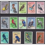 1967 BOTSWANA - Yvert 171/184 - Uccelli - 14 valori - MNH**