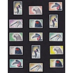 1963 GUINEA - Yv. n° 122/133 + PA 26/28 15 val.  MNH/**