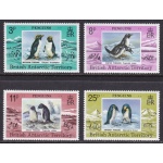 1979 ANTARTICO BRITANNICO - Pinguini -Yvert n° 78/81 MNH**