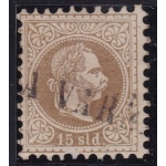 1867 LEVANTE AUSTRIACO n° 5 15 soldi bruno Punti 10