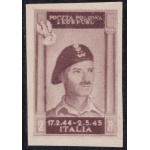 1946 CORPO POLACCO, n° 8Ba 2 zl. bruno cioccolato scuro NUOVO SENZA GOMMA Certificato Biondi