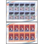 2003 EUROPA CEPT Moldavia , Moldova n. 2 Minifogli di 10 val  "Arte del Manifesto" MNH**