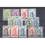 1956 EUROPA CEPT, annata completa, francobolli nuovi ,  6 paesi 13 valori , MNH**