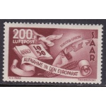 1950 SARRE, Consiglio di Europa ,Posta Aerea -  n° 13  MNH**