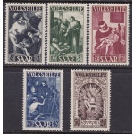 1949 SAAR n° 263/267 serie di 5 valori  MNH/**