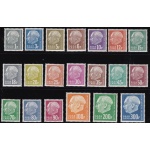 1957 SAAR n° 391/410  20 valori  MNH/**