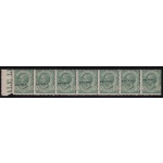 1924 ERITREA, n° 79f 5c. verde striscia di 7  MNH/**