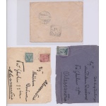 1907 Cina - ANNULLO Distaccamento Regia Marina in Cina - 2 frontespizi ed una lettera  RARI