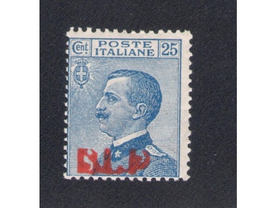 1921 Regno Italia BLP 10 cent rosa senza punto dopo "P" n° 3m MNH** Certificato Cilio